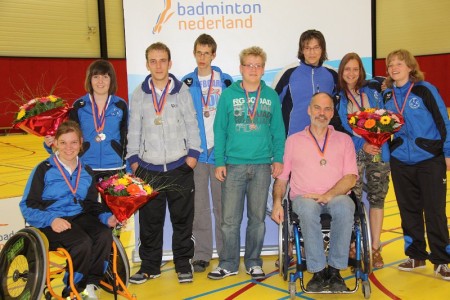 Prijswinnaars NK Aangepast Badminton in Culemborg