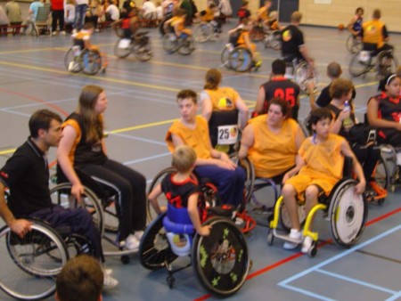Eerste regiotrainingsdag jeugdrolstoelbasketbal in Eindhoven